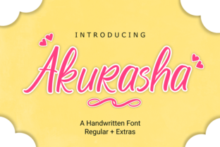 Akurasha Font for Creative Projects