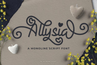 Allysia: A Bold Handwritten Font for Business Branding