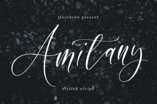 Amitany Font for Web Design
