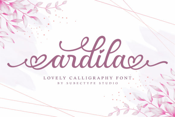 Ardila Font: A Romantic Script for Your Brand