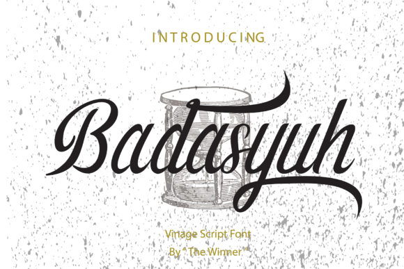 Badasyuh: A Handwritten Script Font for Creative Branding