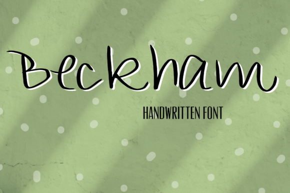 Beckham Font: Elegance and Flow for Digital Design