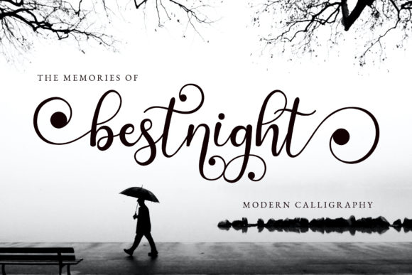 Bestnight Font: Elegant Script for Editorial Design