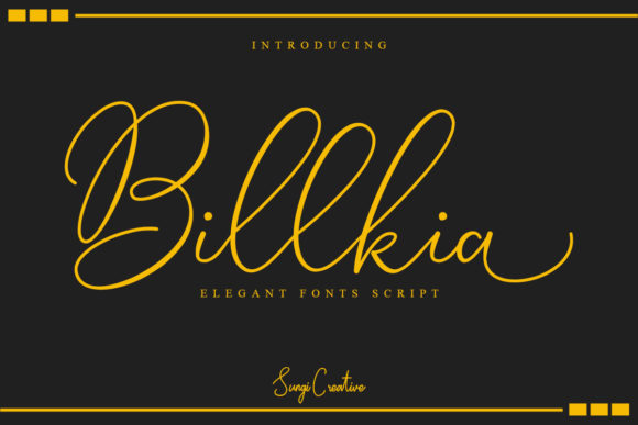 Billkia Font: A Handwritten Typeface for Digital Branding
