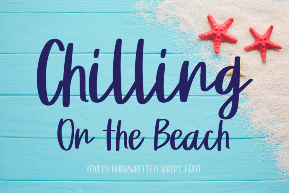 Chilling on the Beach Font for Branding and Creative Projects