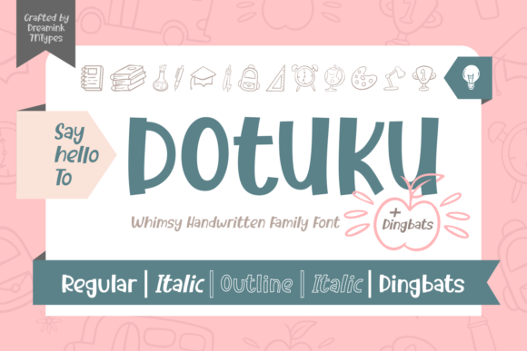 Dotuku Font: Elevate Your Brand with Handwritten Style