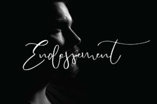 Endossement Font: Elevate Your Brand with Handwritten Style