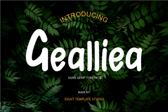 Gealliea Font: A Sweet Script for Creative Makers