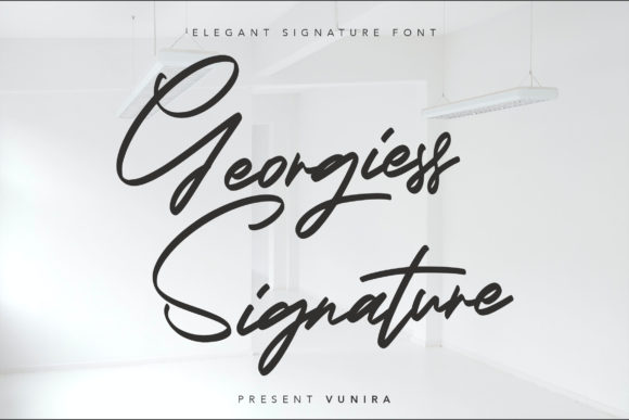 Georgiess Signature Font for a Professional and Memorable Brand