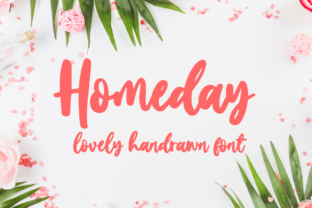 Homeday Font for Creative Makers