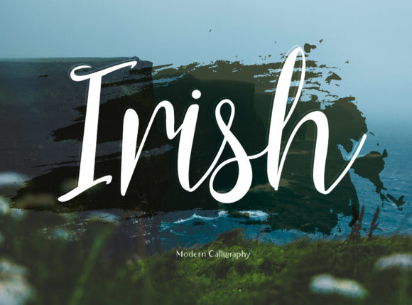 Irish Font: A Handwritten Typeface for a Polished Brand