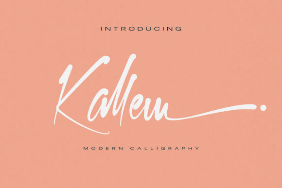 Kallem: A Handwritten Script Font That Feels Timeless and Trendy