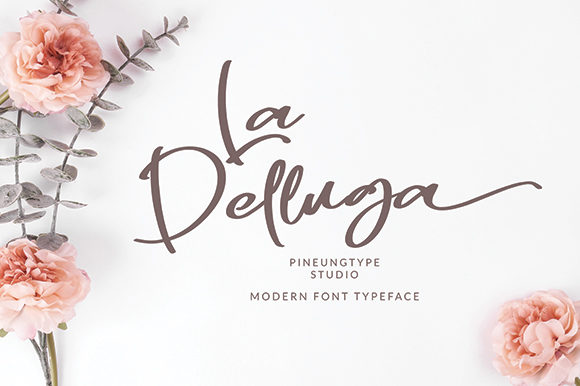 La Delluga: A Handwritten Script Font for Stronger Branding