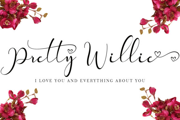 Pretty Willie: A Handwritten Font for Editorial Elegance