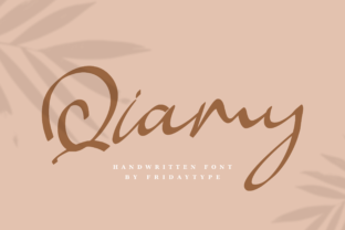 Qiamy Font: Handmade Elegance