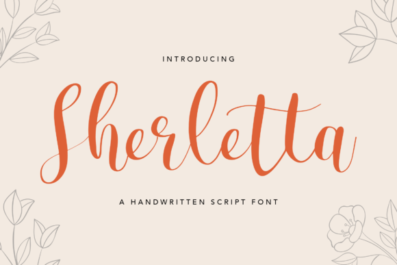 Sherletta: A Handwritten Typeface for Digital Brand Elegance