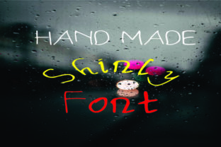 Shinly Font: A Handwritten Typeface for Craft Creators