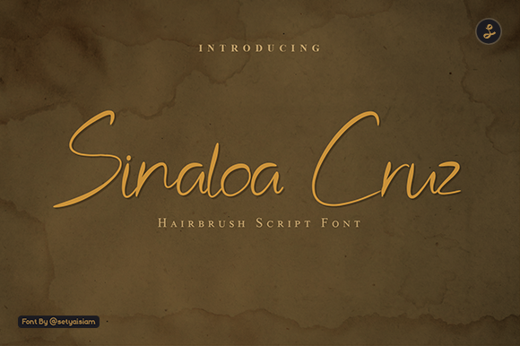 Sinaloa Cruz Font: A Stylish Handwritten Typeface for Business Branding