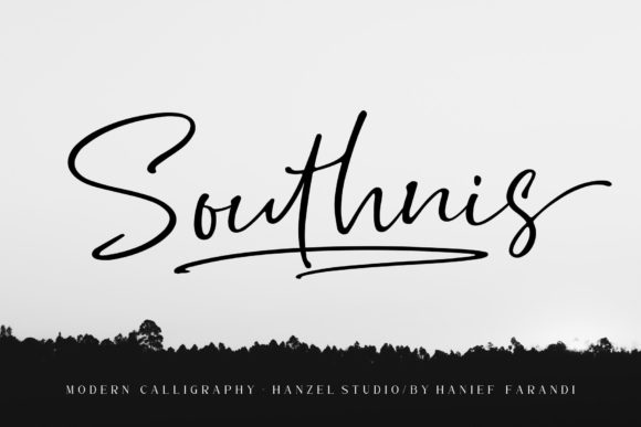 Southnis: A Handwritten Font for Timeless Craft Projects